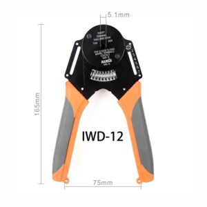 เครื่องย้ำหางปลา IWD-16 แบบ 4 ทาง ชนิดรอยกด 8 รู
