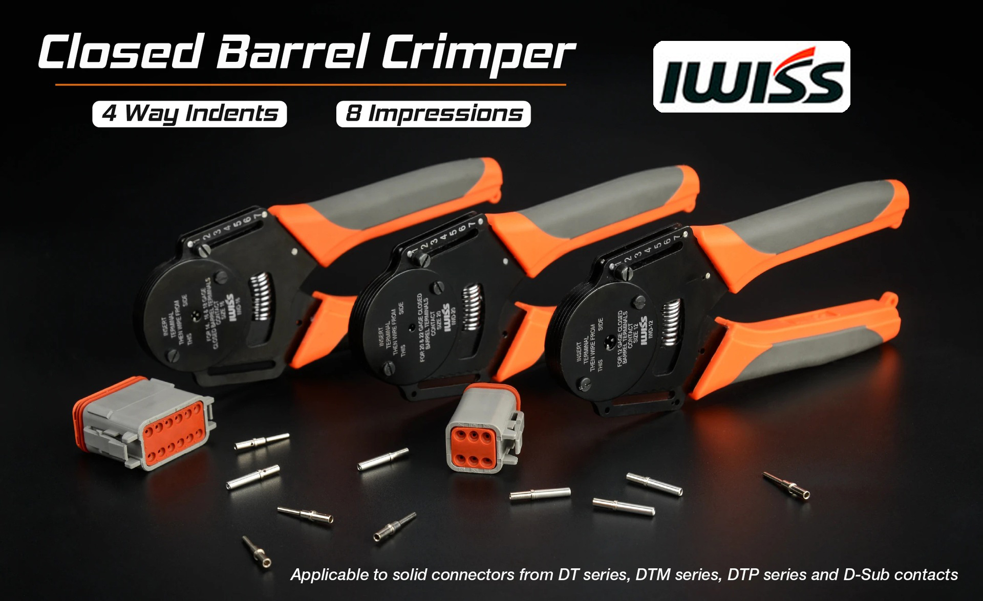 เครื่องย้ำหางปลา IWD-16 แบบ 4 ทาง ชนิดรอยกด 8 รู - Image 10